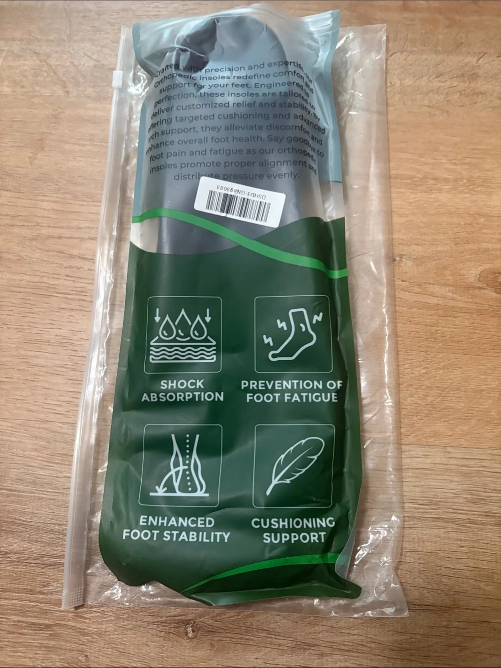 New Hike Footwear Orthopedic Insoles designed for shoe sizes 46-50 (12-15 US)
